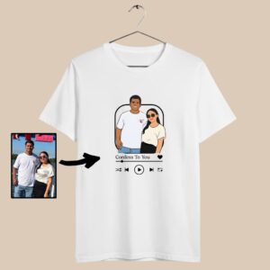 Playera Musica Spotify Blanca